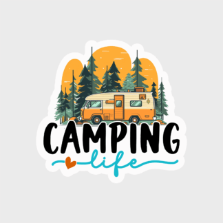 stikz.shop|Vinyl sticker Camping life