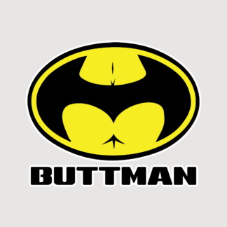Vinyl sticker BUTTMAN
