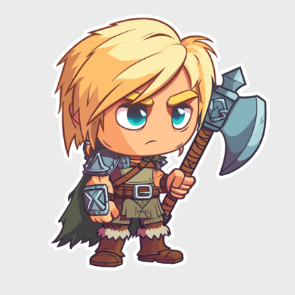 Vinyl sticker Barbarian