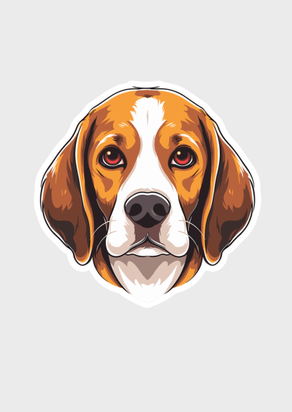 Vinyl sticker Beagle