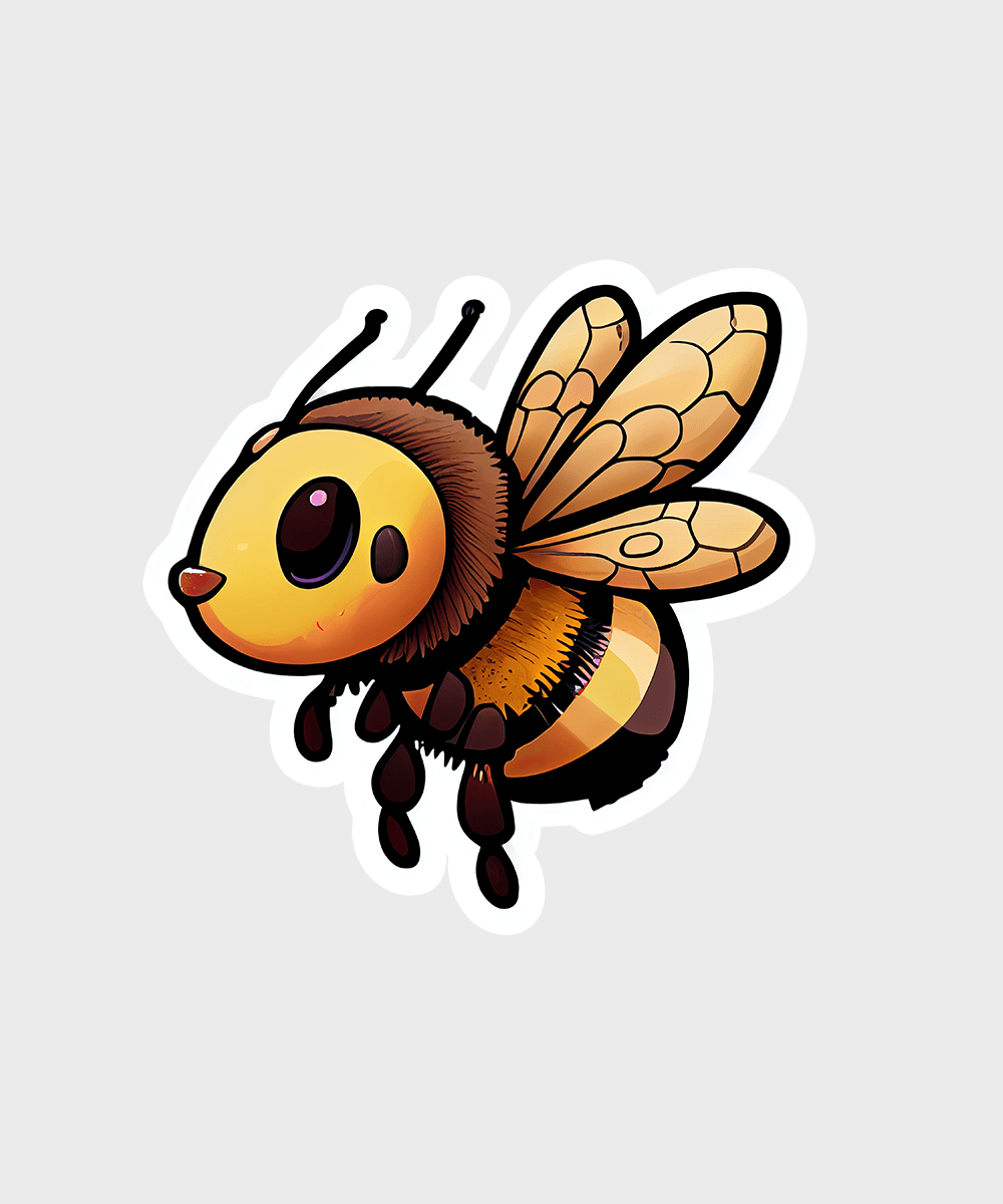 Vinyl sticker Bee (1)