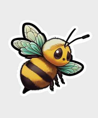 Vinyl sticker Bee (2)