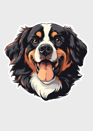 Vinyl sticker Bernese