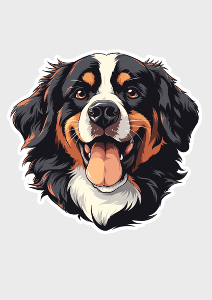 Vinyl sticker Bernese