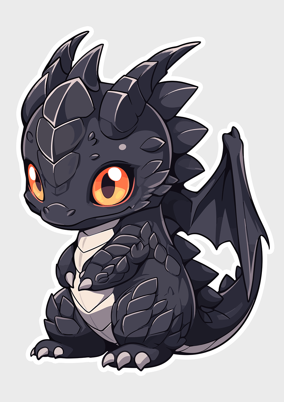 Vinyl sticker BlackDrake