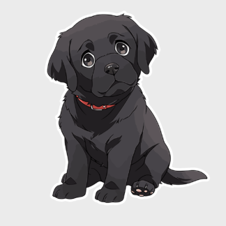 Vinyl sticker Blacklab