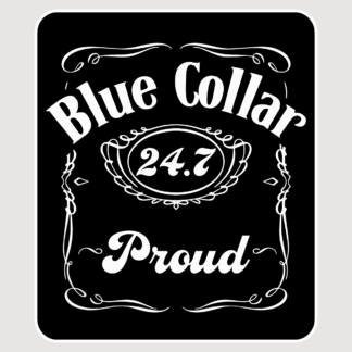 Vinyl sticker Blue Collar Stickers 12