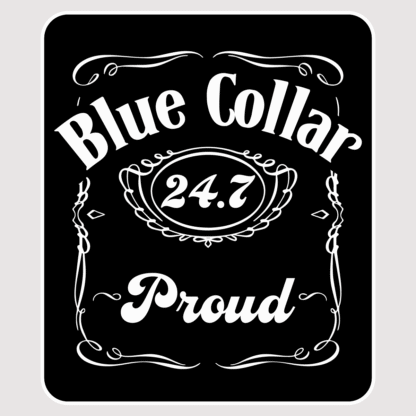 Vinyl sticker Blue Collar Stickers 12