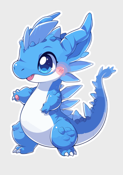 Vinyl sticker BlueDrake