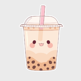 Vinyl sticker BobaTea1