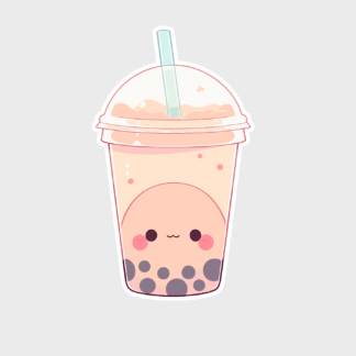 Vinyl sticker BobaTea2