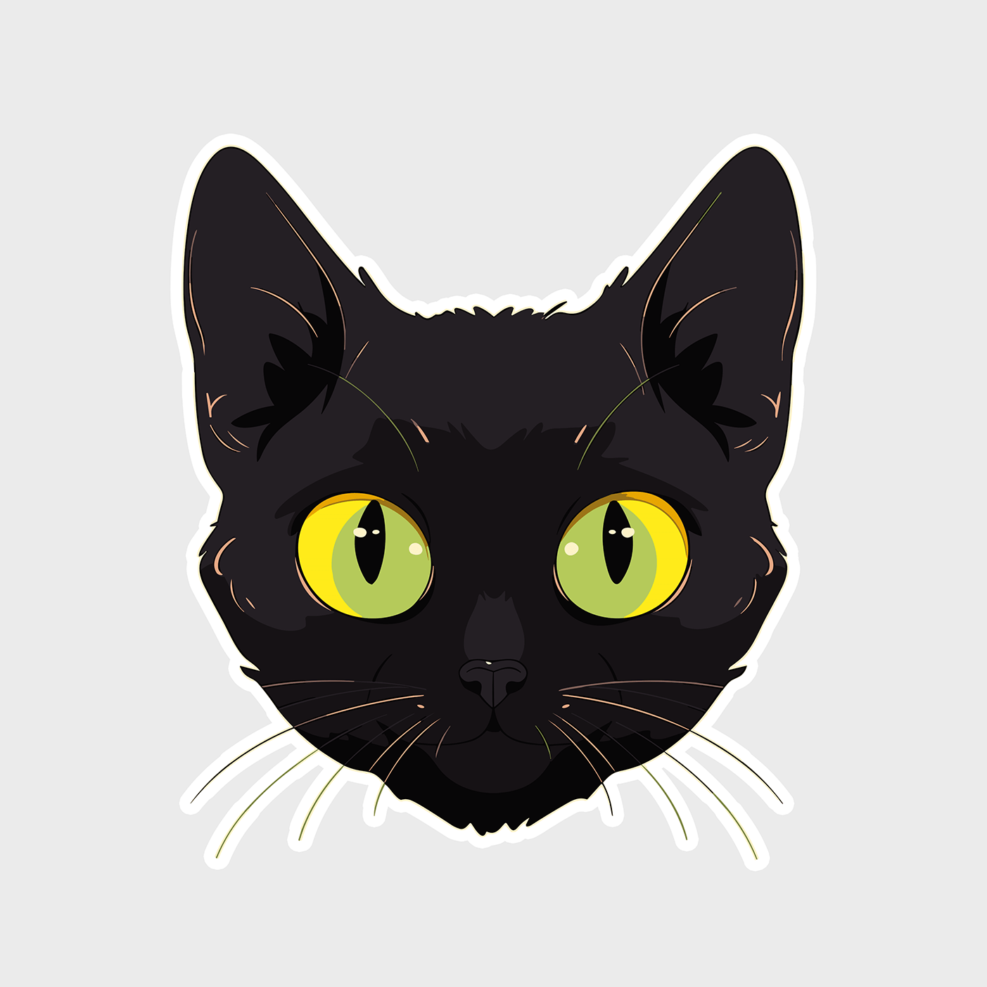 Vinyl sticker Bombay