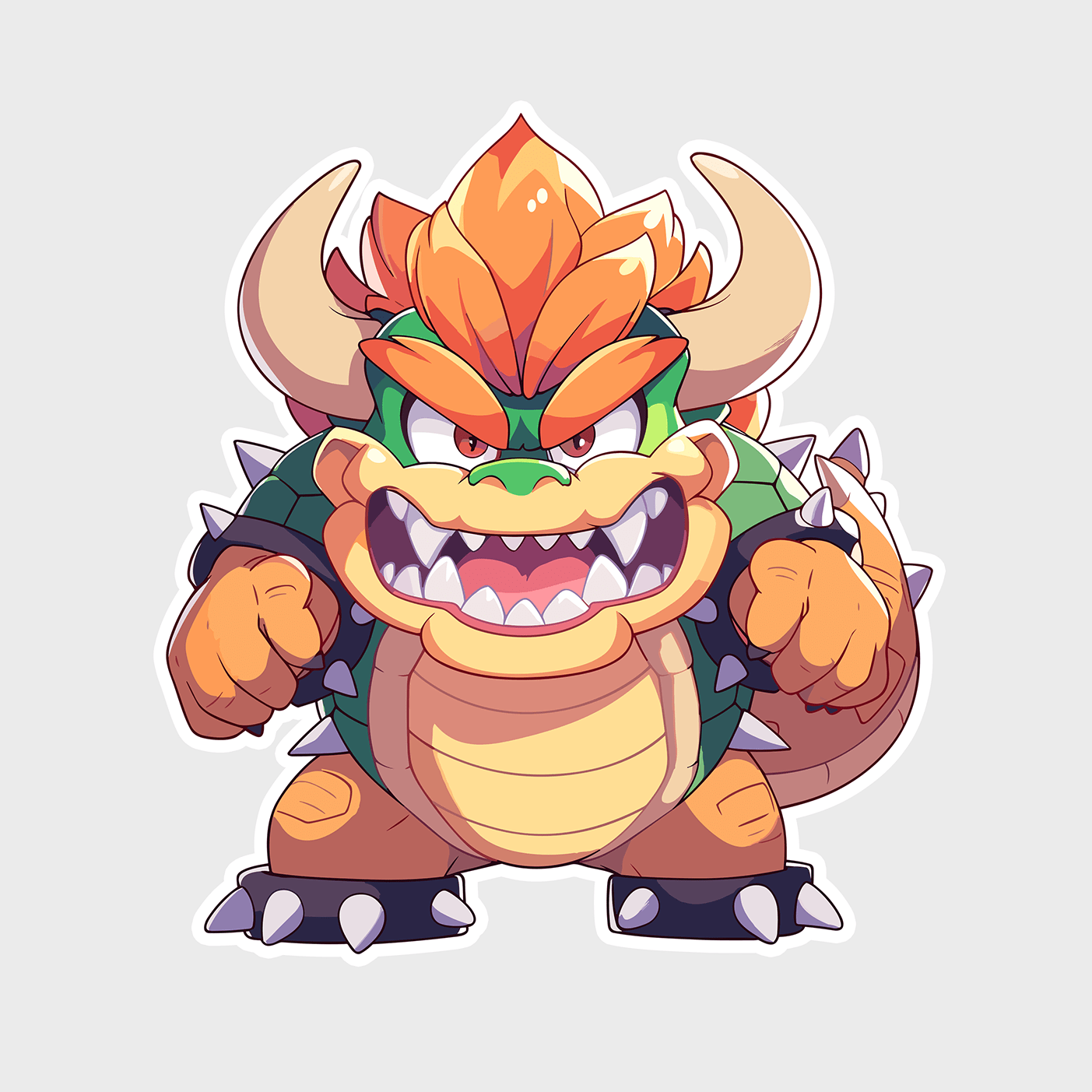 Vinyl sticker Bowser