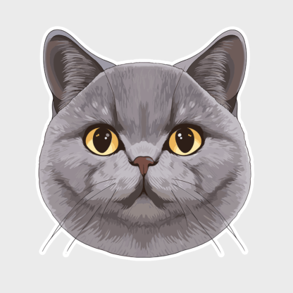 Vinyl sticker BritishShortHair