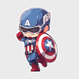 Vinyl sticker CptAmerica
