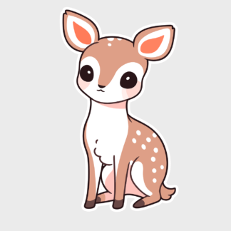 Vinyl sticker Deer