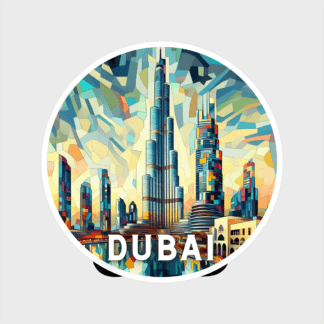 Vinyl sticker Dubai 1