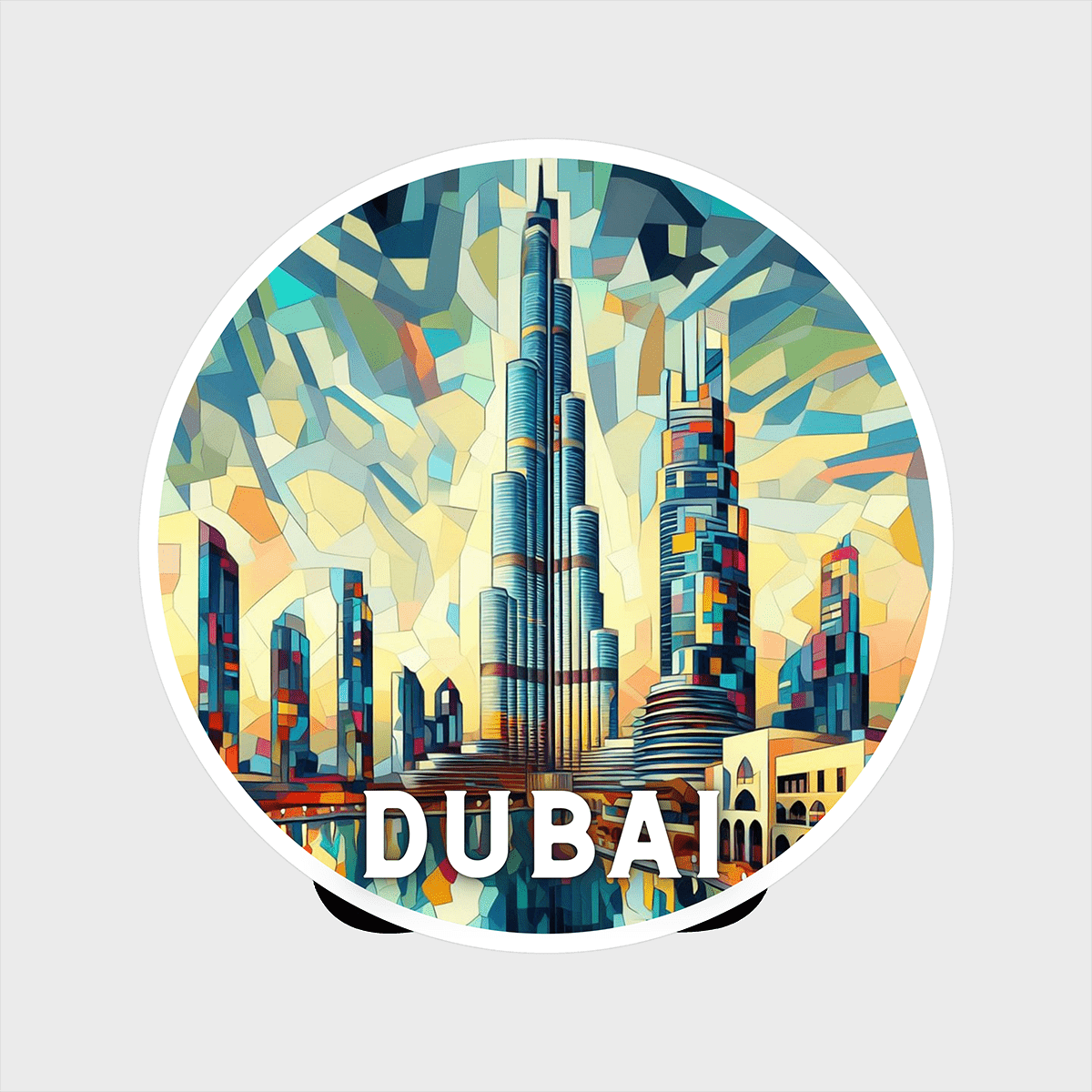 Vinyl sticker Dubai 1