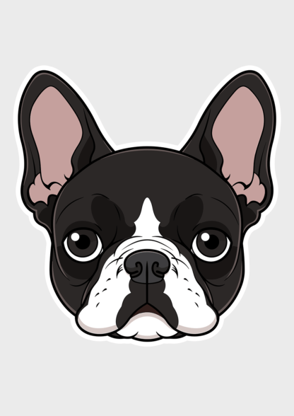 Vinyl sticker FrenchBulldog