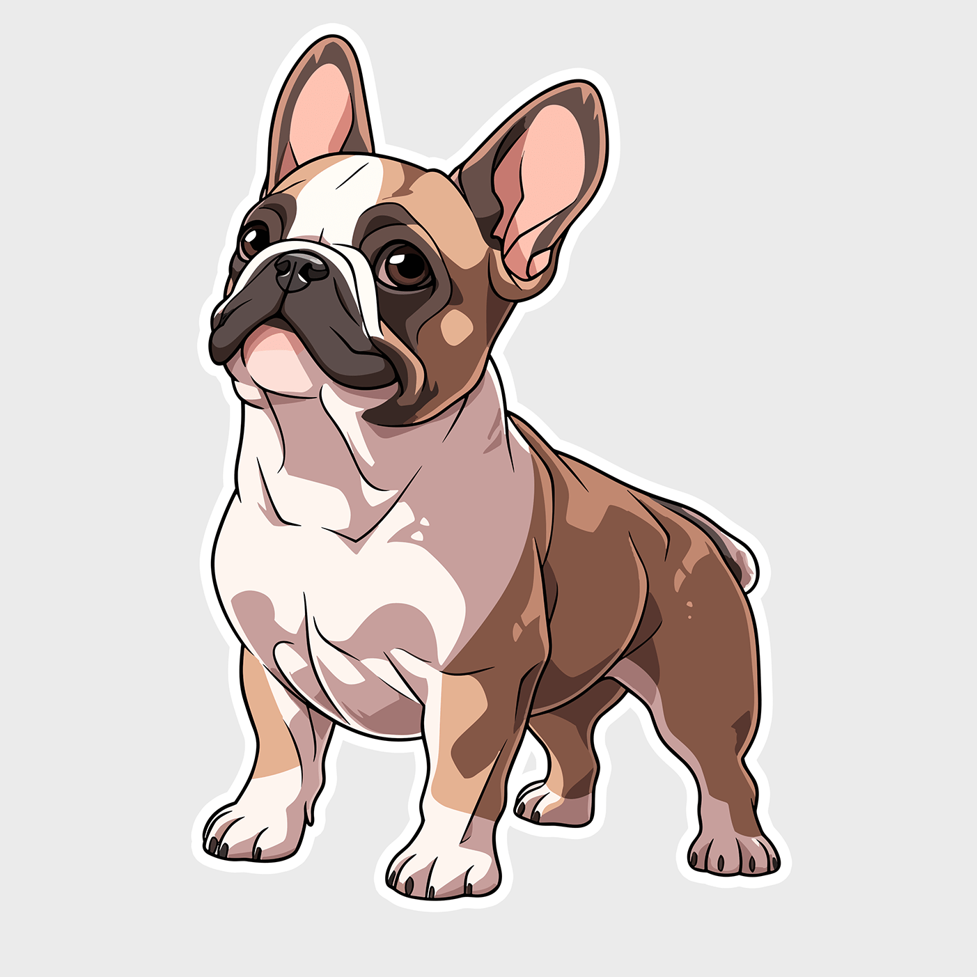 Vinyl sticker FrenchBulldog1