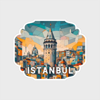 Vinyl sticker Istanbul 3