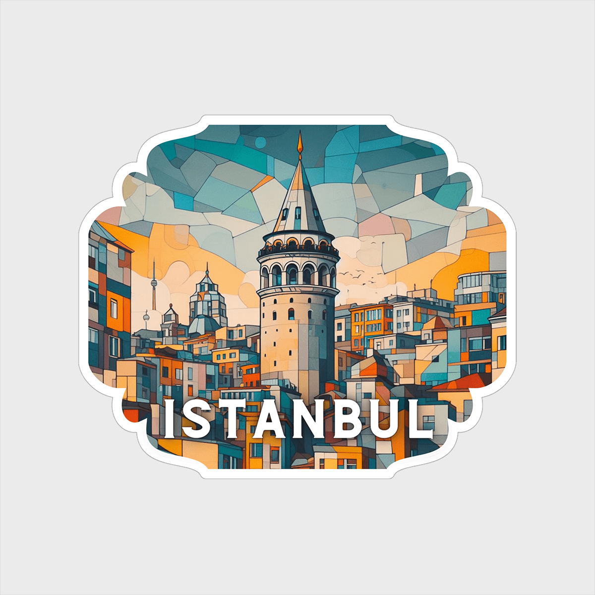 Vinyl sticker Istanbul 3