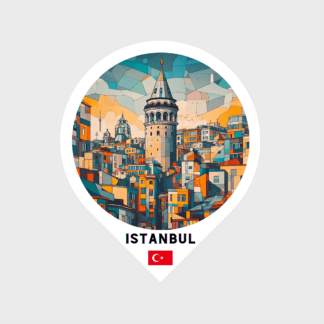 Vinyl sticker Istanbul 4