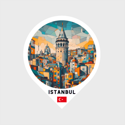 Vinyl sticker Istanbul 4
