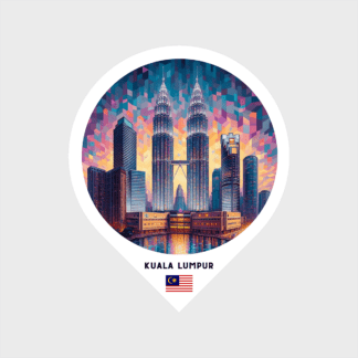 Vinyl sticker Kuala Lumpur 4