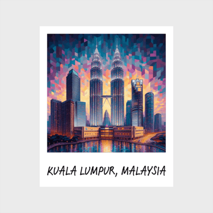 Vinyl sticker Kuala Lumpur 6