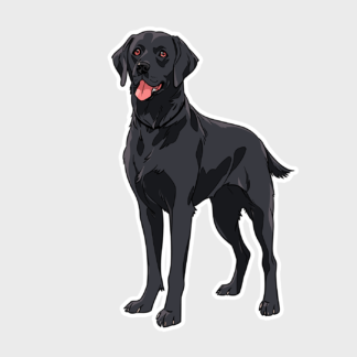 Vinyl sticker Labrador