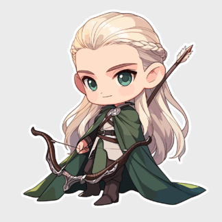 Vinyl sticker Legolas