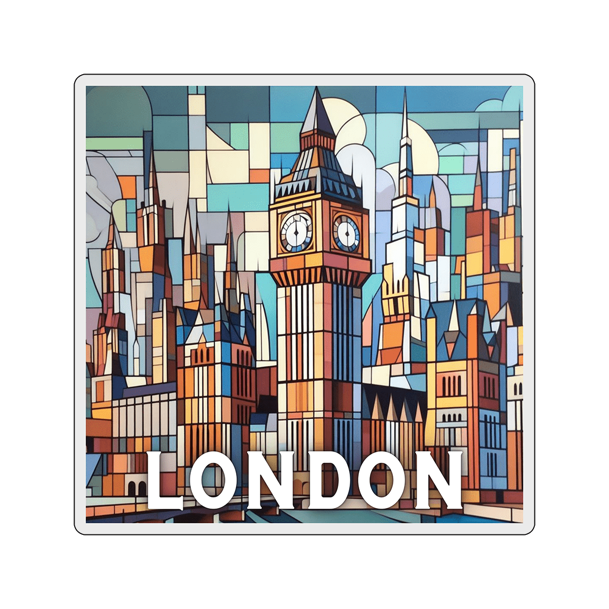 Vinyl sticker London 2