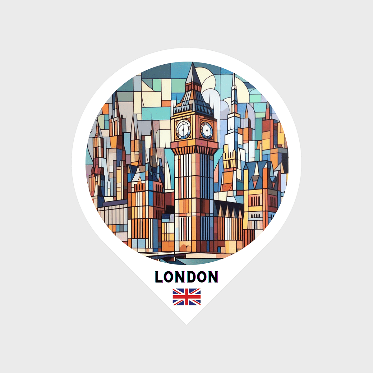 Vinyl sticker London 4