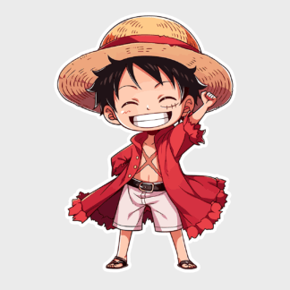 Vinyl sticker Luffy