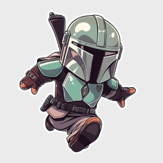 Vinyl sticker Mando