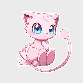 Vinyl sticker Mew