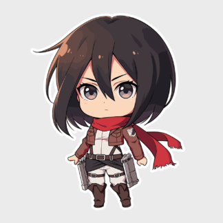Vinyl sticker Mikasa