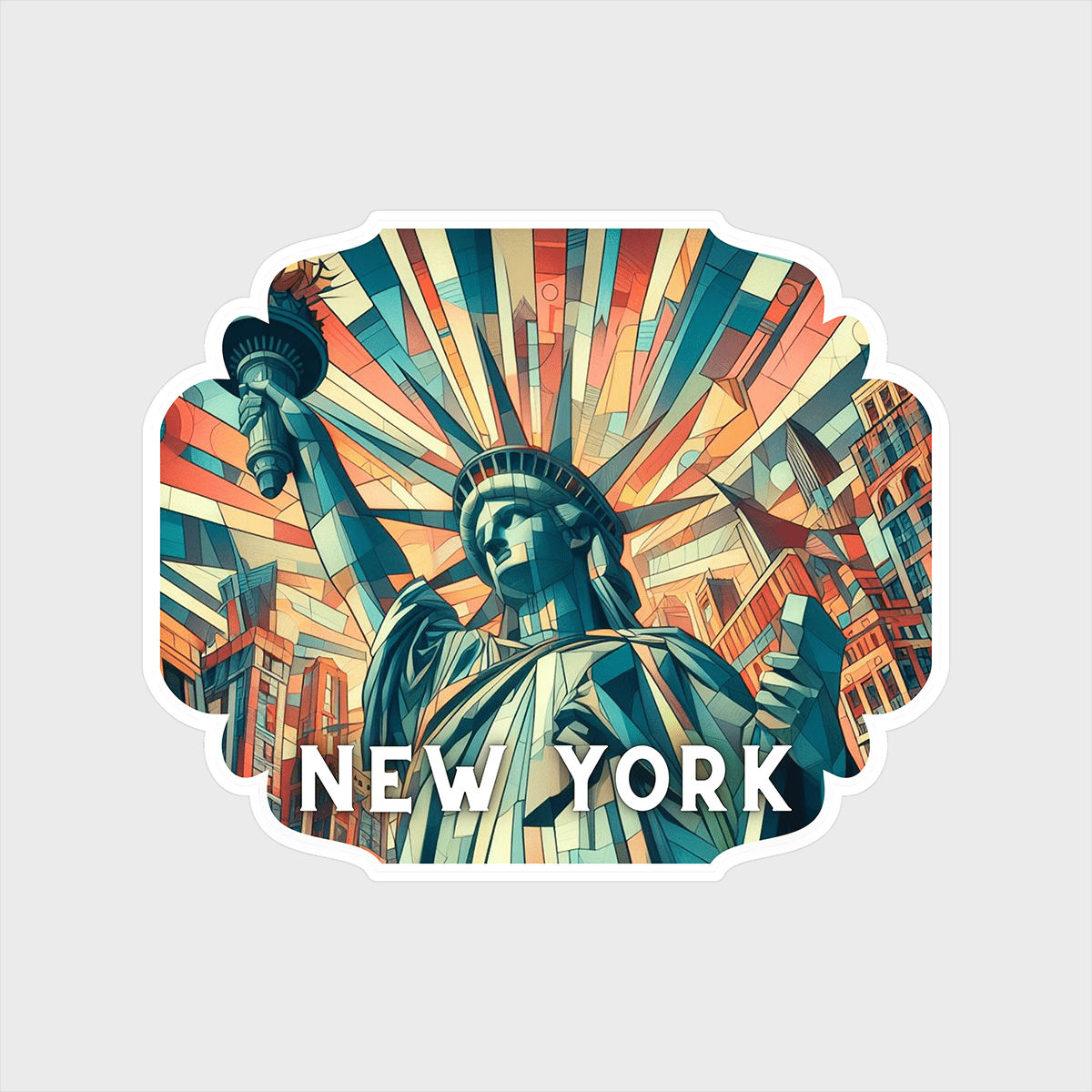 Vinyl sticker New York 3