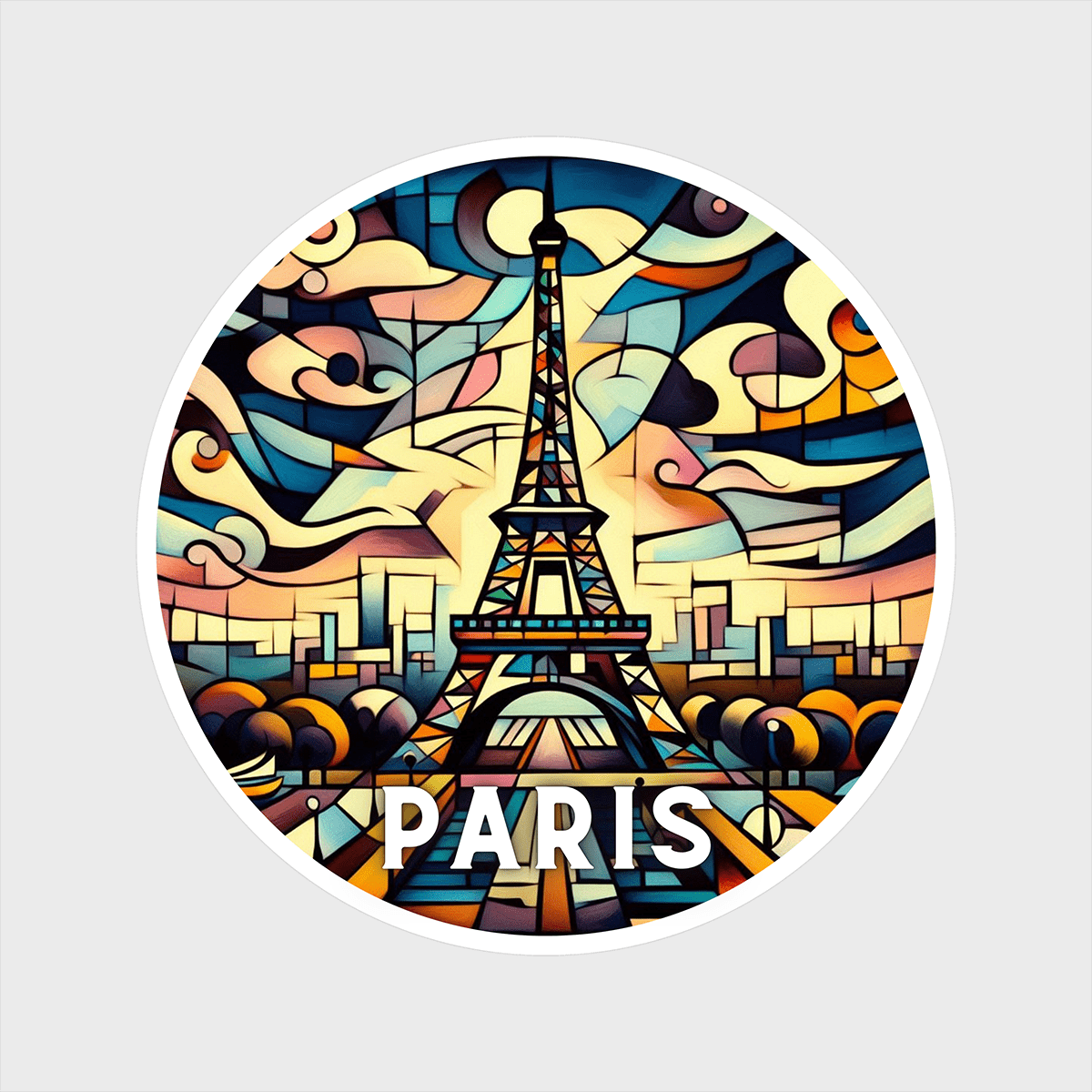 Vinyl sticker Paris 1