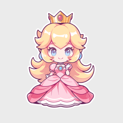 Vinyl sticker Peach