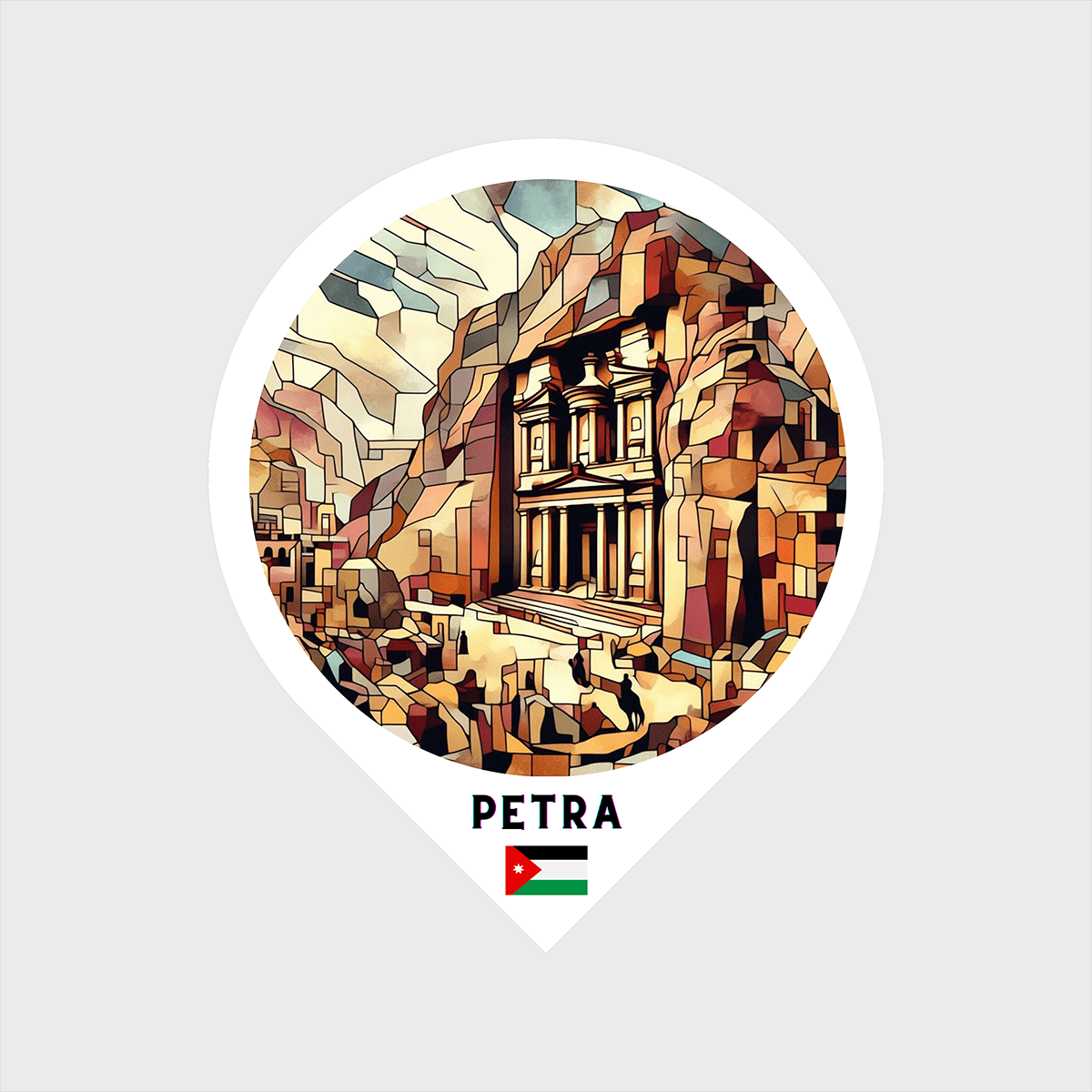 Vinyl sticker Petra 4