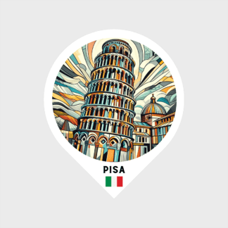 Vinyl sticker Pisa 4