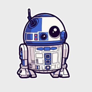 Vinyl sticker R2D2