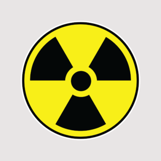 Vinyl sticker RADIOACTIVE