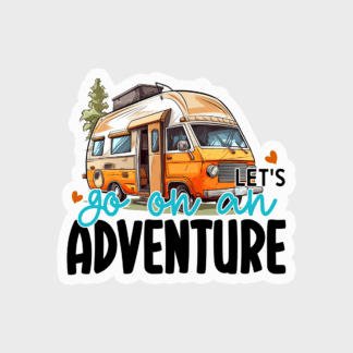 Vinyl sticker STR00092 13 Lets go on an