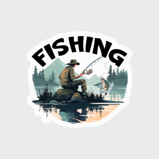 Vinyl sticker STR00095 13 Fishing