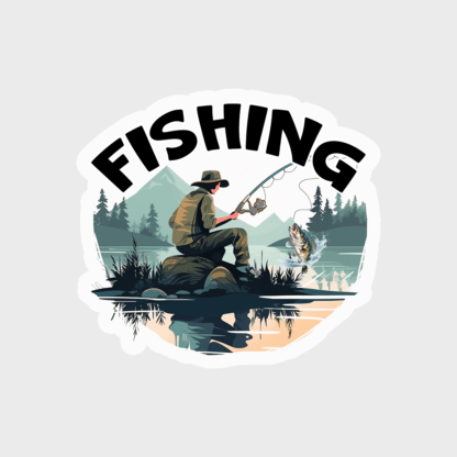 Vinyl sticker STR00095 13 Fishing