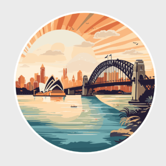 Vinyl sticker Sydney
