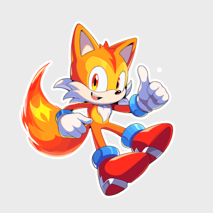 Vinyl sticker Tails